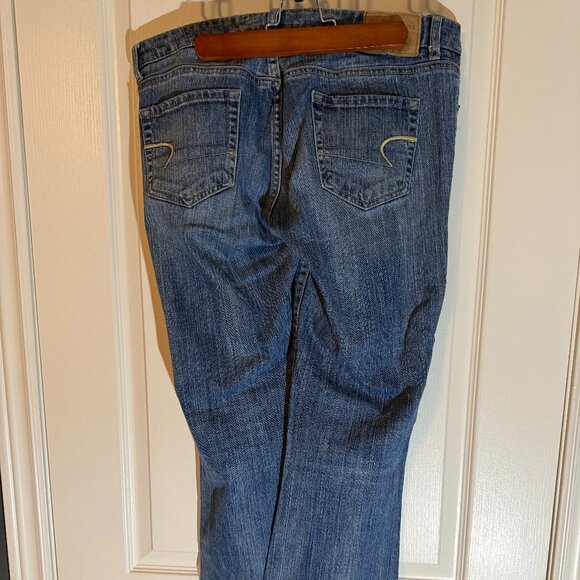 VGUC American Eagle Hipster Jeans Size 10 - Picture 2 of 2
